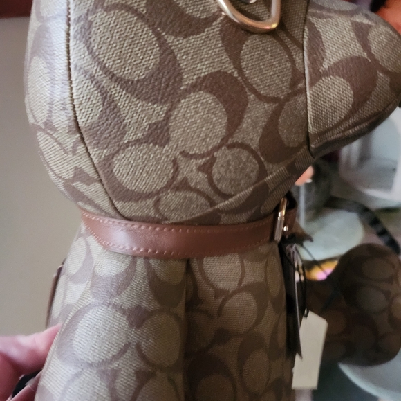 Coach Collectible Bear In Signature Canvas - Picture 5 of 6